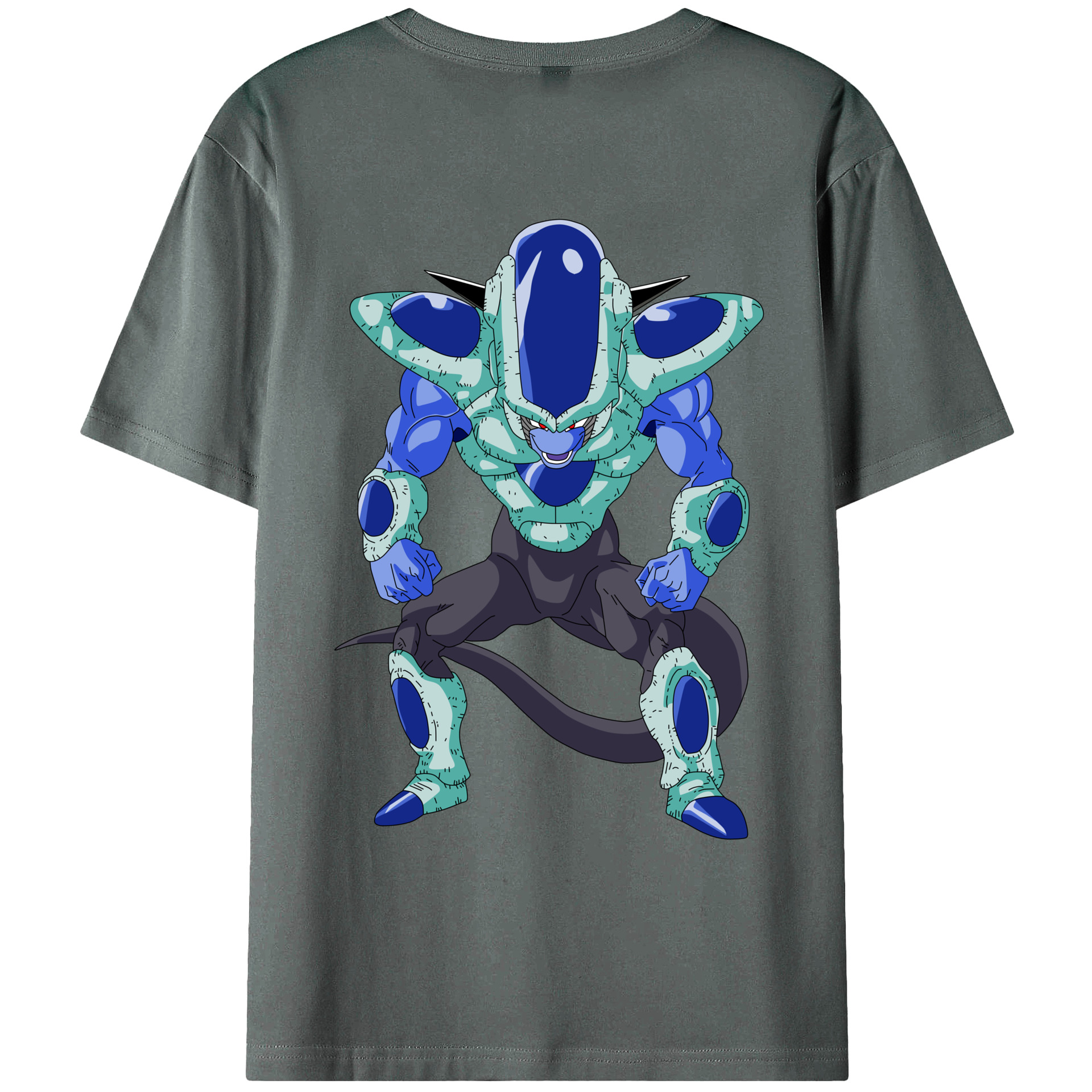 （画像用） ドラゴンボール フリーザ DRAGON BALL Frieza 綿100％ メンズ半袖Tシャツ（バックプリント） 通気性